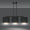 Lampa wisząca HILDE 3 BL BLACK 1054/3 EMIBIG
