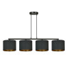 Lampa wisząca HILDE 4 BL BLACK 1054/4 EMIBIG