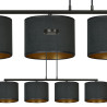 Lampa wisząca HILDE 4 BL BLACK 1054/4 EMIBIG