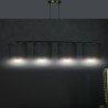 Lampa wisząca HILDE 4 BL BLACK 1054/4 EMIBIG