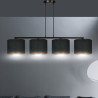 Lampa wisząca HILDE 4 BL BLACK 1054/4 EMIBIG