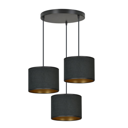Lampa wisząca HILDE 3 BL PREMIUM BLACK 1054/3PREM EMIBIG
