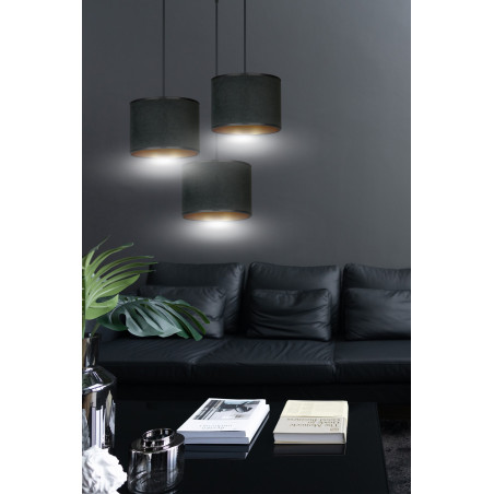 Lampa wisząca HILDE 3 BL PREMIUM BLACK 1054/3PREM EMIBIG