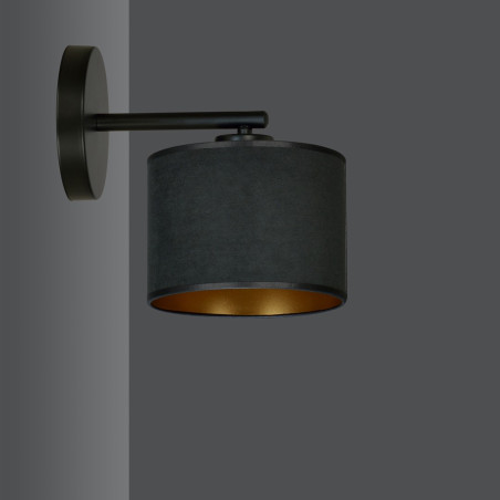Kinkiet HILDE K1 BL BLACK 1054/K1 EMIBIG