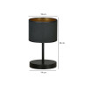 Lampka biurkowa  HILDE LN1 BL BLACK 1054/LN1 EMIBIG