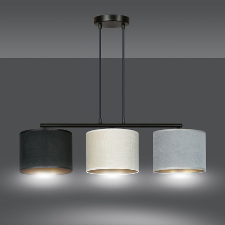 Lampa wisząca HILDE 3 BL MIX 1055/3 EMIBIG