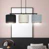 Lampa wisząca HILDE 3 BL MIX 1055/3 EMIBIG