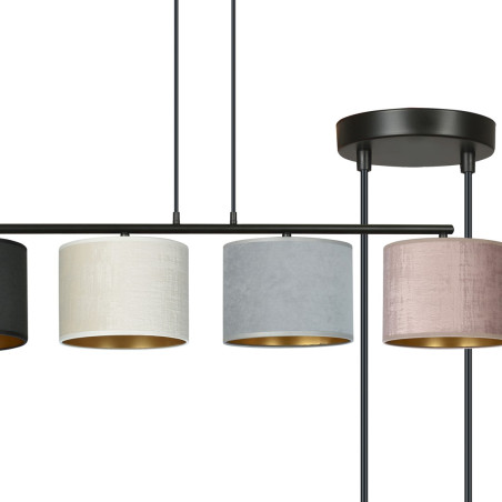 Lampa wisząca HILDE 4 BL MIX 1055/4 EMIBIG