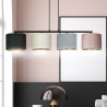 Lampa wisząca HILDE 4 BL MIX 1055/4 EMIBIG