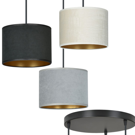 Lampa wisząca HILDE 3 BL PREMIUM MIX 1055/3PREM EMIBIG