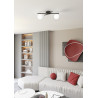 Lampa sufitowa OPUS 2 BL OPAL 1390/2 EMIBIG
