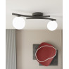 Lampa sufitowa OPUS 2 BL OPAL 1390/2 EMIBIG