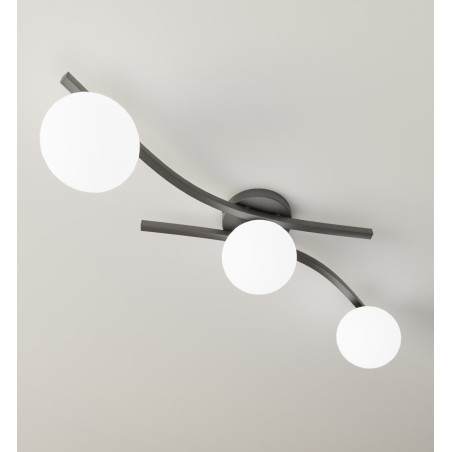 Lampa sufitowa OPUS 3 BL OPAL 1390/3 EMIBIG