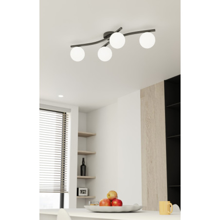 Lampa sufitowa OPUS 4 BL OPAL 1390/4 EMIBIG
