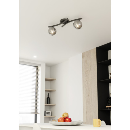 Lampa sufitowa OPUS 2 BL GRAFIT 1391/2 EMIBIG