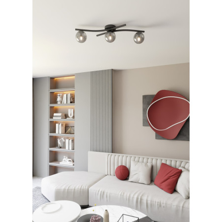 Lampa sufitowa OPUS 3 BL GRAFIT 1391/3 EMIBIG