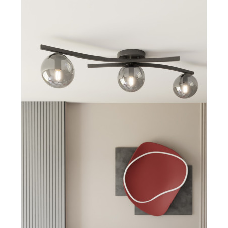 Lampa sufitowa OPUS 3 BL GRAFIT 1391/3 EMIBIG