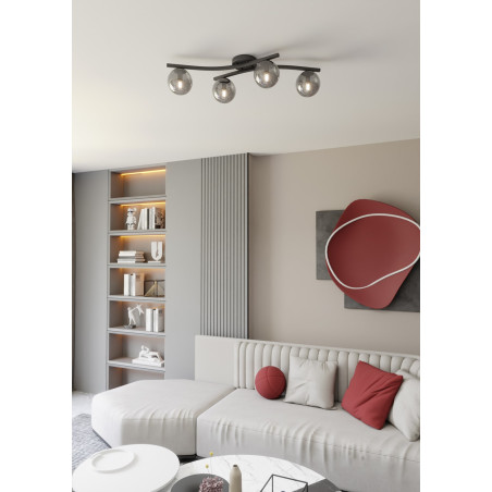 Lampa sufitowa OPUS 4 BL GRAFIT 1391/4 EMIBIG