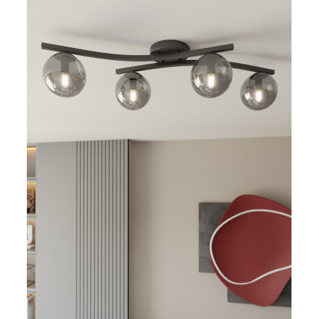 Lampa sufitowa OPUS 4 BL GRAFIT 1391/4 EMIBIG