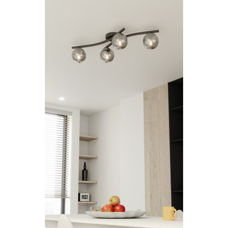 Lampa sufitowa OPUS 4 BL GRAFIT 1391/4 EMIBIG