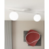 Lampa sufitowa OPUS 2 WH OPAL 1392/2 EMIBIG
