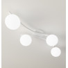 Lampa sufitowa OPUS 4 WH OPAL 1392/4 EMIBIG