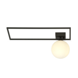 Lampa sufitowa  IMAGO 1A BLACK/OPAL 1130/1A EMIBIG