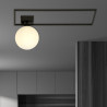 Lampa sufitowa  IMAGO 1A BLACK/OPAL 1130/1A EMIBIG