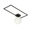 Lampa sufitowa  IMAGO 1A BLACK/OPAL 1130/1A EMIBIG