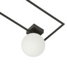 Lampa sufitowa  IMAGO 1A BLACK/OPAL 1130/1A EMIBIG