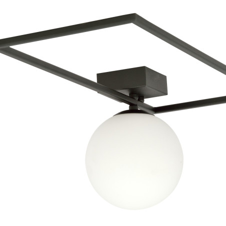Lampa sufitowa  IMAGO 1A BLACK/OPAL 1130/1A EMIBIG