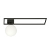 Lampa sufitowa  IMAGO 1B BLACK/OPAL 1130/1B EMIBIG