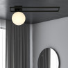Lampa sufitowa  IMAGO 1C BLACK/OPAL 1130/1C EMIBIG
