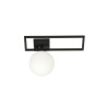 Lampa sufitowa  IMAGO 1D BLACK/OPAL 1130/1D EMIBIG