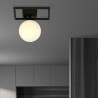 Lampa sufitowa  IMAGO 1E BLACK/OPAL 1130/1E EMIBIG