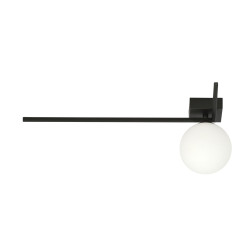Lampa sufitowa  IMAGO 1F BLACK/OPAL 1130/1F EMIBIG