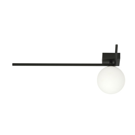 Lampa sufitowa  IMAGO 1F BLACK/OPAL 1130/1F EMIBIG