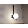 Lampa sufitowa  IMAGO 1F BLACK/OPAL 1130/1F EMIBIG