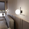 Lampa sufitowa  IMAGO 1G BLACK/OPAL 1130/1G EMIBIG