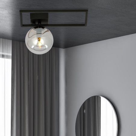 Lampa sufitowa  IMAGO 1D BLACK/GRAFIT 1131/1D EMIBIG