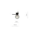 Lampa sufitowa  IMAGO 1G BLACK/GRAFIT 1131/1G EMIBIG