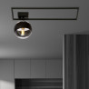 Lampa sufitowa  IMAGO 1A BLACK/STRIPE 1132/1A EMIBIG