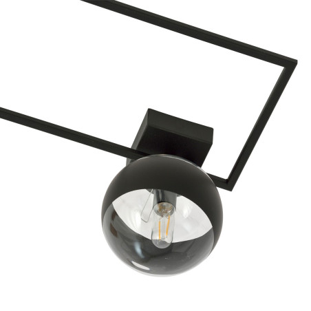 Lampa sufitowa  IMAGO 1A BLACK/STRIPE 1132/1A EMIBIG
