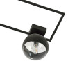 Lampa sufitowa  IMAGO 1A BLACK/STRIPE 1132/1A EMIBIG