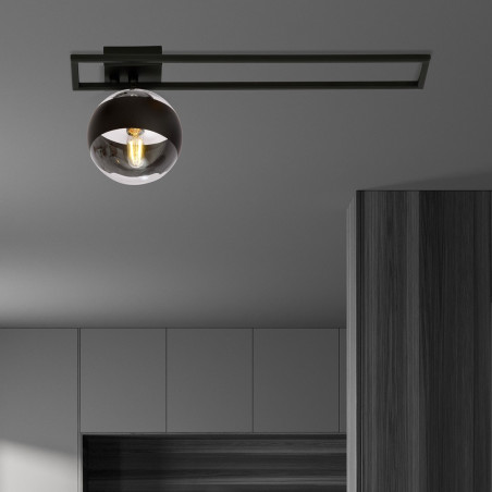 Lampa sufitowa  IMAGO 1C BLACK/STRIPE 1132/1C EMIBIG