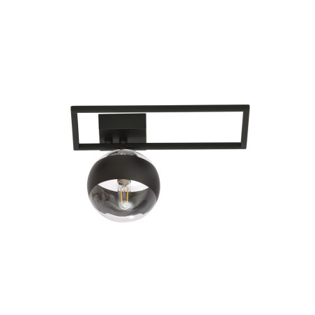 Lampa sufitowa  IMAGO 1D BLACK/STRIPE 1132/1D EMIBIG
