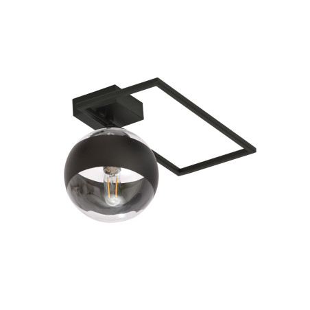 Lampa sufitowa  IMAGO 1D BLACK/STRIPE 1132/1D EMIBIG