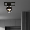 Lampa sufitowa  IMAGO 1E BLACK/STRIPE 1132/1E EMIBIG