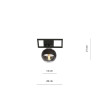 Lampa sufitowa  IMAGO 1E BLACK/STRIPE 1132/1E EMIBIG