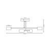 Lampa sufitowa HALO 4 WHITE 1356/4 EMIBIG